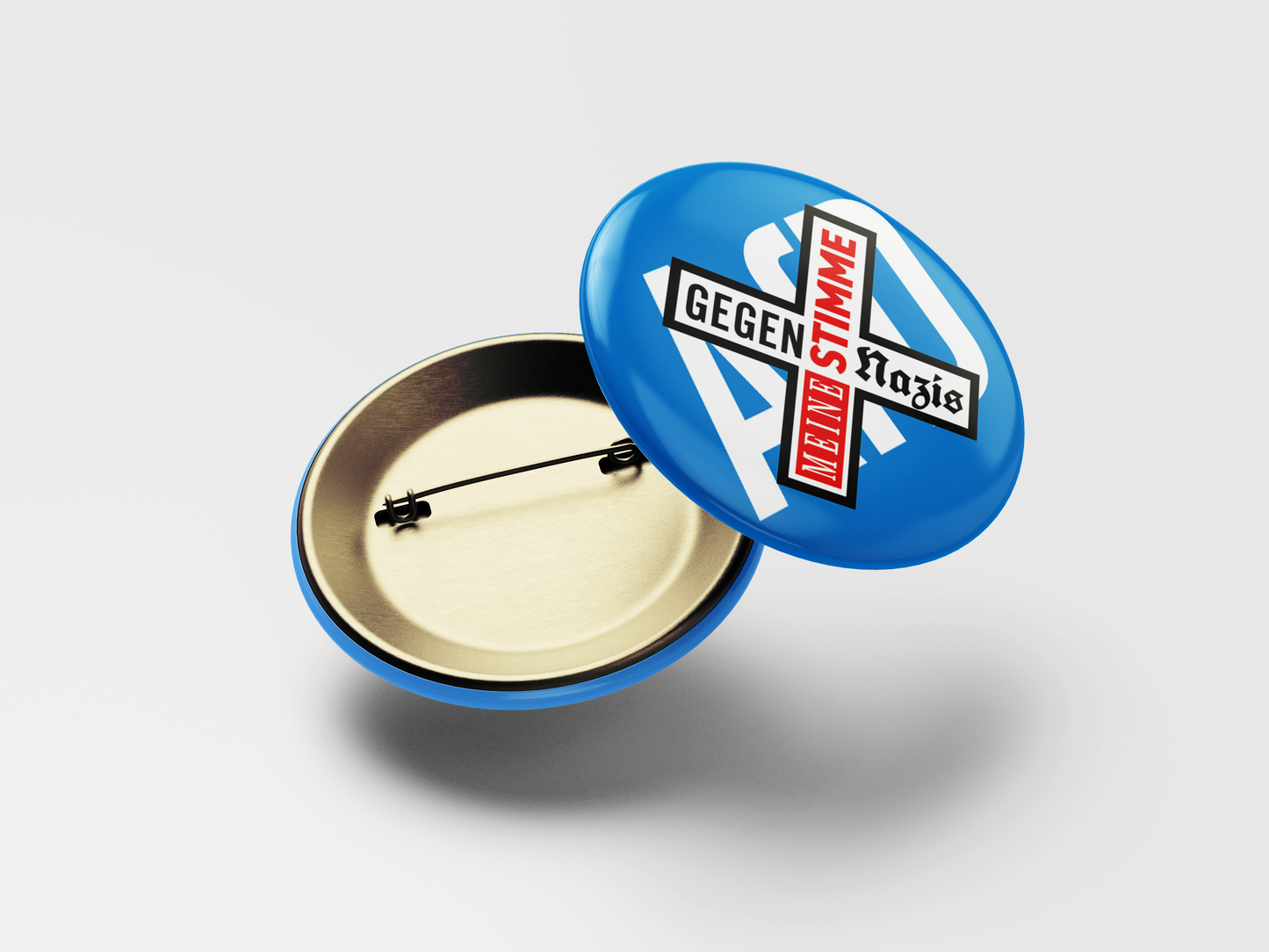 Arsch Huh Button "AfD - Meine Stimme gegen Nazis"