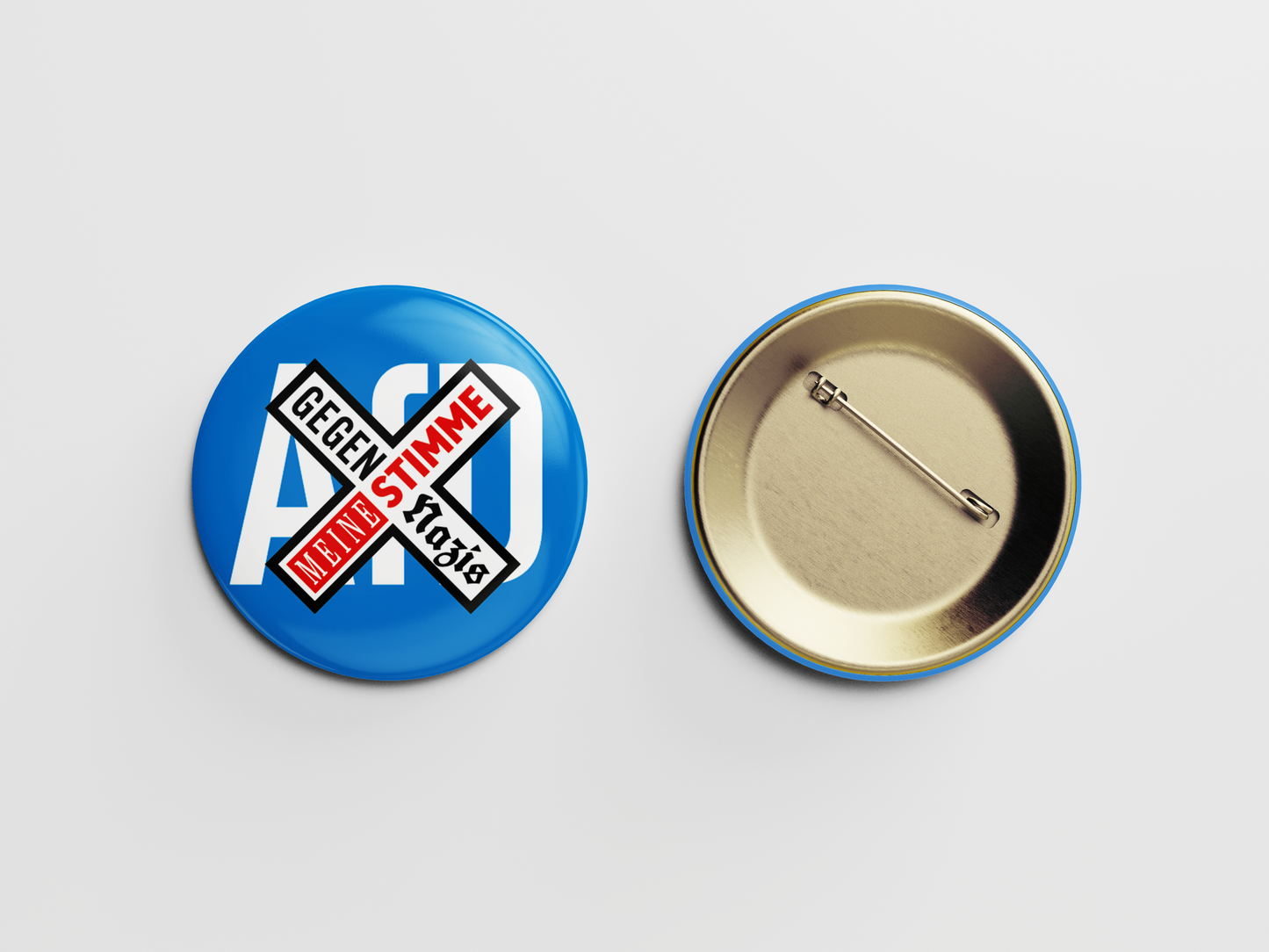 Arsch Huh Button "AfD - Meine Stimme gegen Nazis"