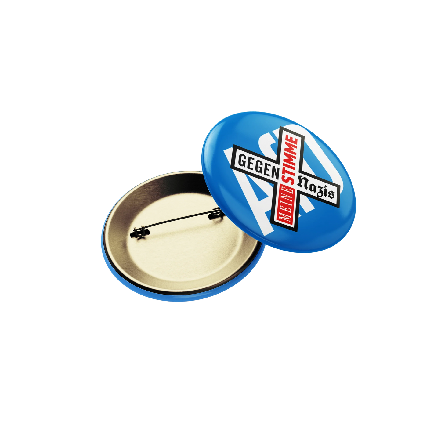 Anti AfD - Meine Stimme gegen Nazis - Button Arsch Huh