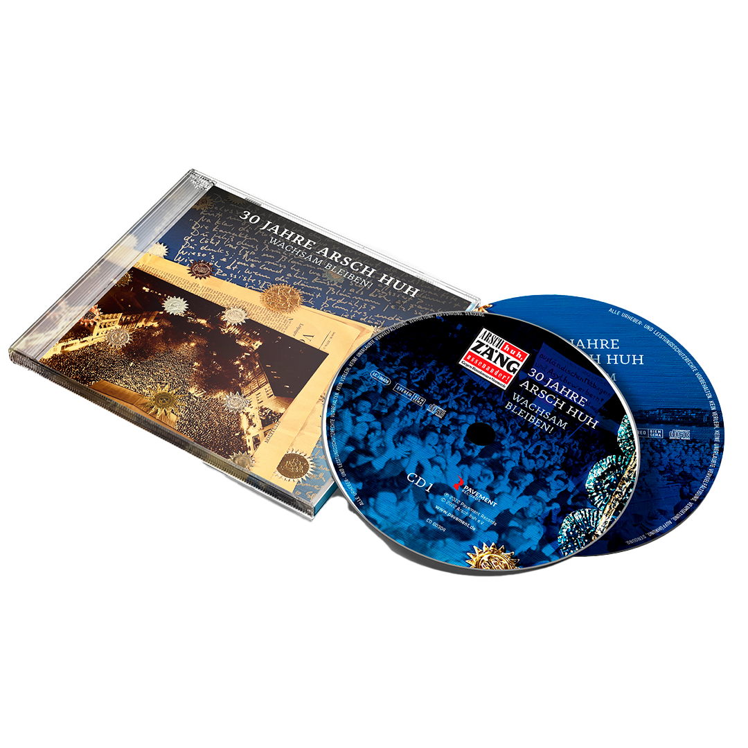 30 Jahre Arsch Huh - 2CD + Retro T-Shirt Bundle Arsch Huh
