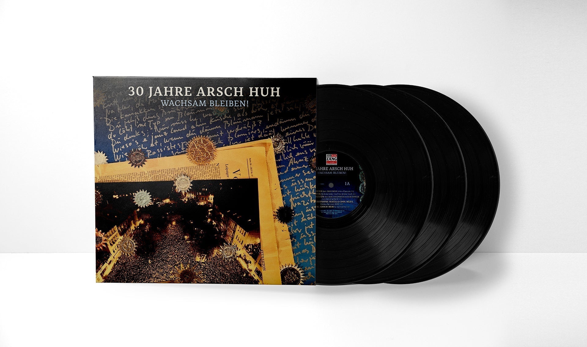 30 Jahre Arsch Huh - Wachsam bleiben! - 3fach Vinyl + "Arsch Huh 2012" Doppel-Vinyl Bundle Arsch Huh