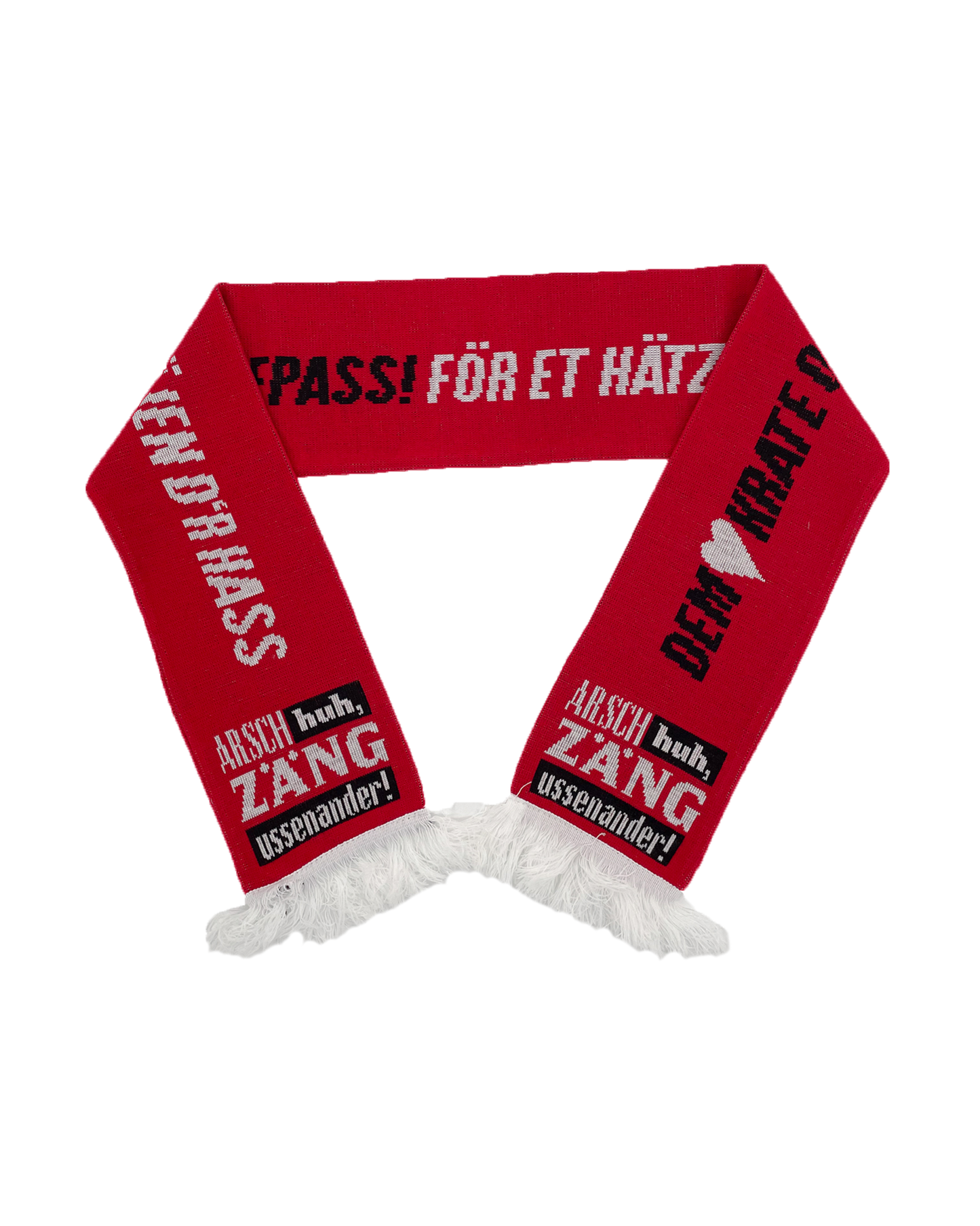 För Et Hätz - Scarf (Rot) Arsch Huh
