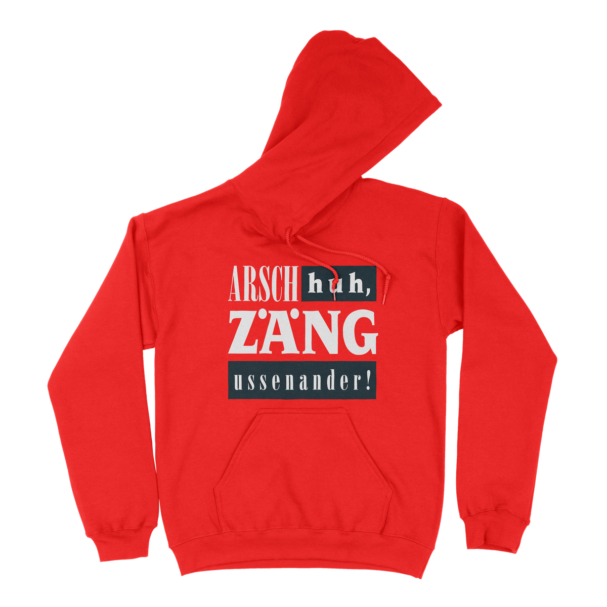 För Et Hätz - Hoodie (Rot) Arsch Huh